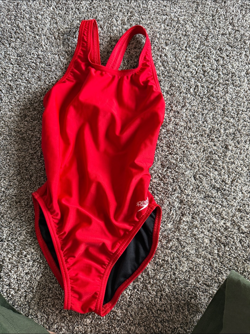 Speedo Pro LT red one piece swimsuit size girls 12/28